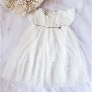Star Fairy Baby Girl Tulle Pleated Dress